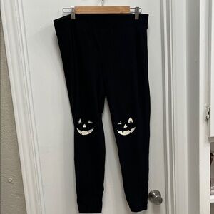 Torrid Glow in the Dark Jack O Lantern Leggings, Size 2